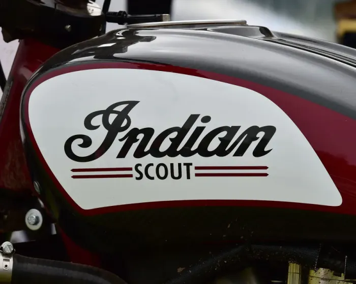 Framed Print : CM23 8894 Indian Scout fuel tank Framed Print : CM23 8894 Indian Scout fuel tank