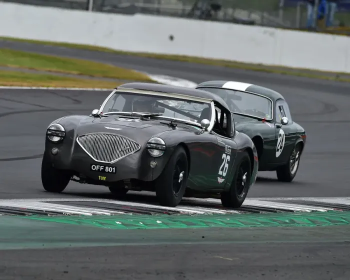 Framed Print : CM24 1006 Mike Thorne, Sarah Bennett-Baggs, Austin Healey 100-4 Framed Print : CM24 1006 Mike Thorne, Sarah Bennett-Baggs, Austin Healey 100-4