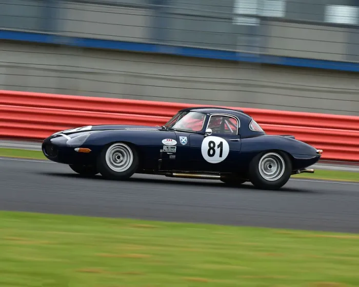 Framed Print : CM24 1070 John Clark, Phil Keen, Jaguar E-Type