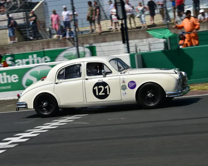 Framed Print : CM24 3859 Glenn Pearson, Jaguar Mk1