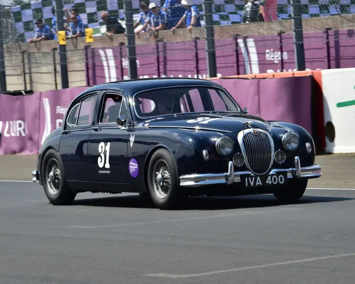 Framed Print : CM24 3880 Jack Young, Jaguar Mk1 Framed Print : CM24 3880 Jack Young, Jaguar Mk1