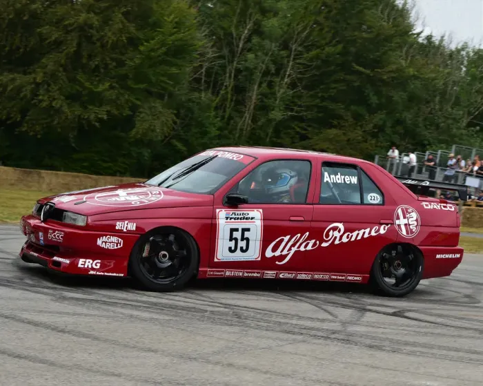 Rights Managed : CM24 6475 Tom Andrew, John Cleland, Alfa Romeo 155 Rights Managed : CM24 6475 Tom Andrew, John Cleland, Alfa Romeo 155