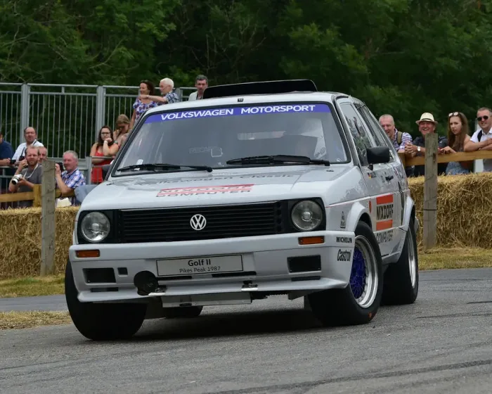 Rights Managed : CM24 6504 Hans-Joachim Stuck, Jochi Kleint, Volkswagen Golf 2 Bi-Motor Rights Managed : CM24 6504 Hans-Joachim Stuck, Jochi Kleint, Volkswagen Golf 2 Bi-Motor
