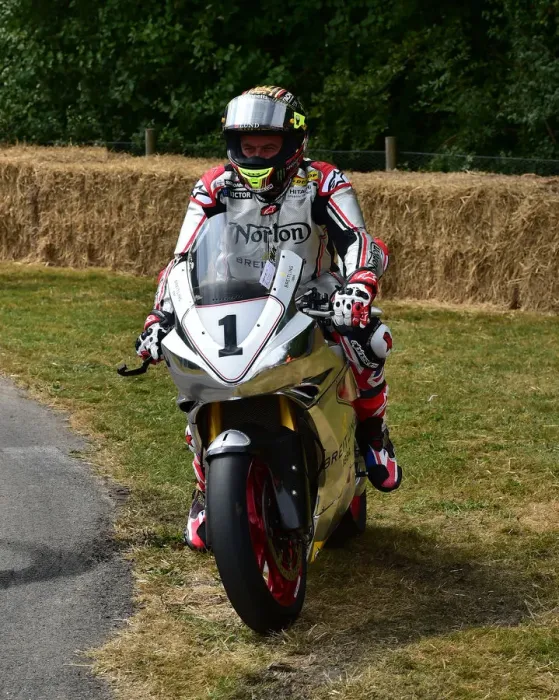 Rights Managed : CM24 6687 John McGuinness, Norton SG7