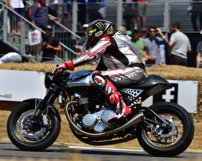 Rights Managed : CM24 7647 John McGuinness, Norton Dominator Rights Managed : CM24 7647 John McGuinness, Norton Dominator