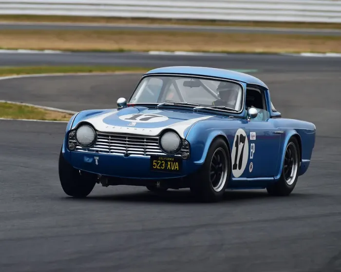 Framed Print : CM24 8922 Julian Balme, James Mitchell, Triumph TR4