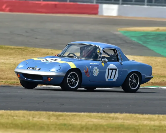 Framed Print : CM24 9835 Barry Davison, Lotus Elan S3