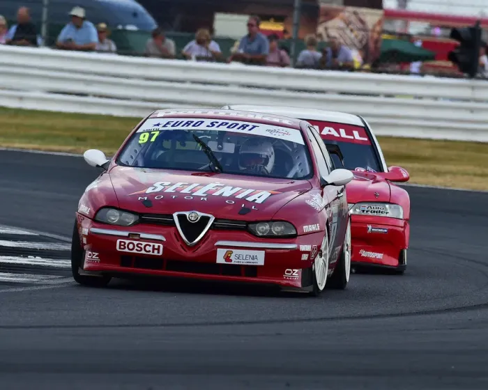 Framed Print : CM25 0048 Neil Smith, Alfa Romeo 156 Framed Print : CM25 0048 Neil Smith, Alfa Romeo 156
