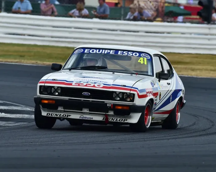 Framed Print : CM25 0061 George Pochciol, Ford Capri Framed Print : CM25 0061 George Pochciol, Ford Capri