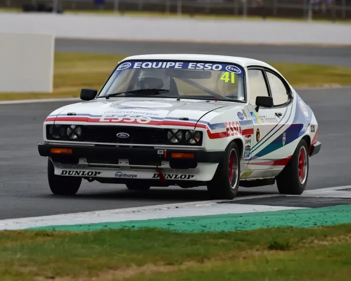 Framed Print : CM25 0142 George Pochciol, Ford Capri Framed Print : CM25 0142 George Pochciol, Ford Capri