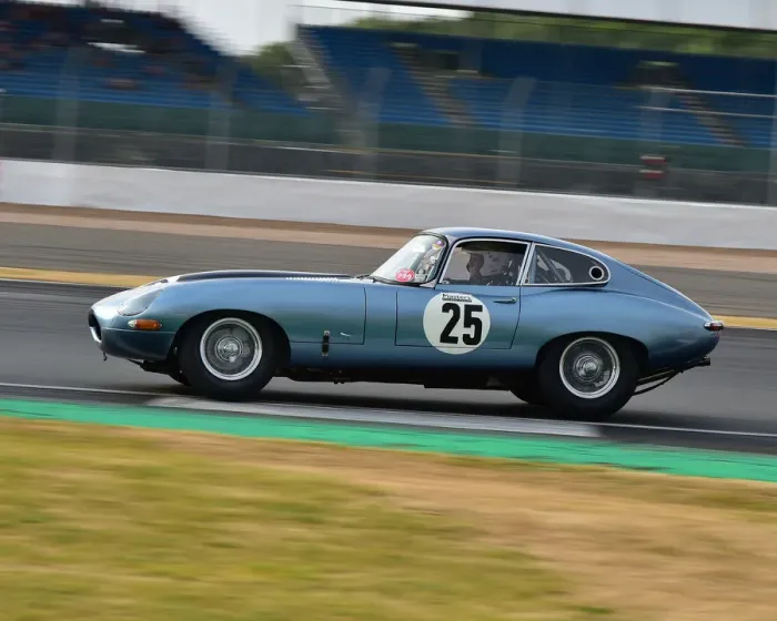 Framed Print : CM25 0299 John Burton, Jaguar E-Type Framed Print : CM25 0299 John Burton, Jaguar E-Type