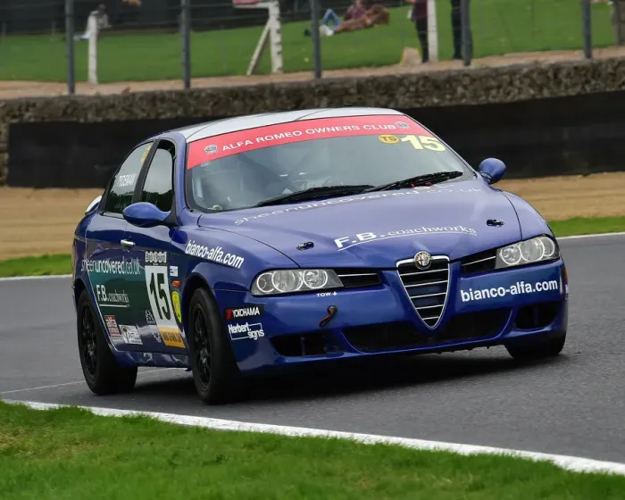 Framed Print : CM25 3264 Michael Tydeman, Alfa Romeo 156