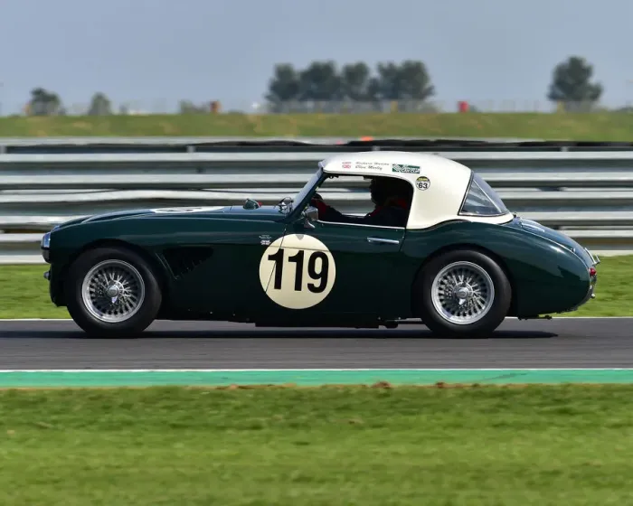Framed Print : CM25 4573 Richard Hudson, Austin Healey 3000 Framed Print : CM25 4573 Richard Hudson, Austin Healey 3000