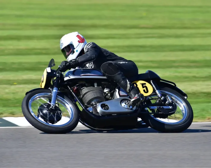 Rights Managed : CM25 5304 Keith Bush, Mick Grant, Manx Norton