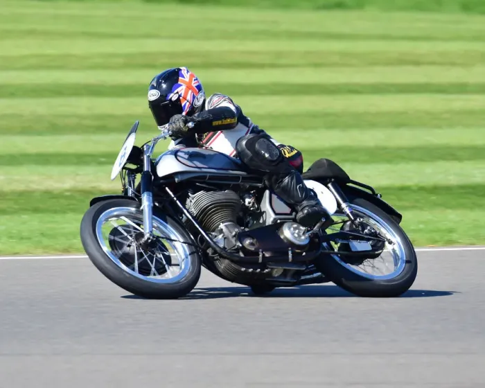 Rights Managed : CM25 5333 Alan Cathcart, Manx Norton Rights Managed : CM25 5333 Alan Cathcart, Manx Norton
