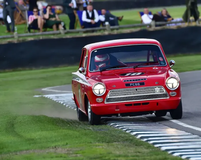 Rights Managed : CM25 5952 Ash Sutton, Peter Chambers, Ford Lotus Cortina Rights Managed : CM25 5952 Ash Sutton, Peter Chambers, Ford Lotus Cortina