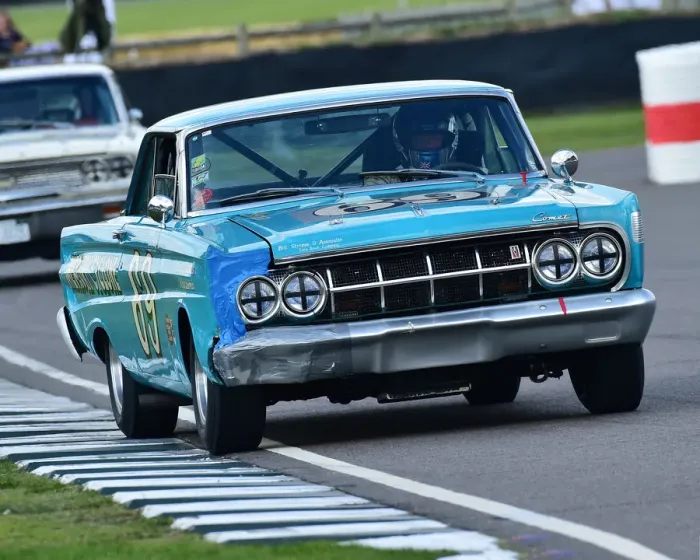 Rights Managed : CM25 5958 Roger Wills, Gordon Shedden, Mercury Comet Cyclone Rights Managed : CM25 5958 Roger Wills, Gordon Shedden, Mercury Comet Cyclone