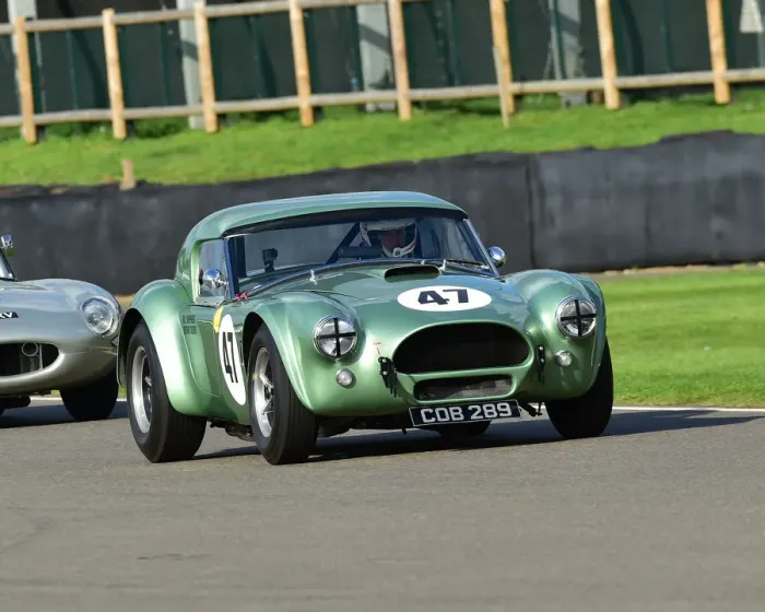 Rights Managed : CM25 6072 Bill Shepherd, Romain Dumas, AC Cobra Rights Managed : CM25 6072 Bill Shepherd, Romain Dumas, AC Cobra