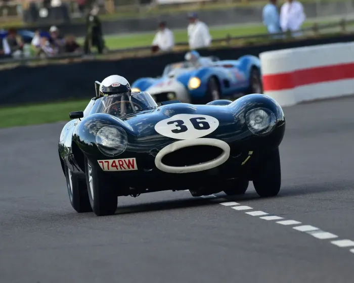 Rights Managed : CM25 6250 John Young, Jaguar D-Type Long Nose Rights Managed : CM25 6250 John Young, Jaguar D-Type Long Nose