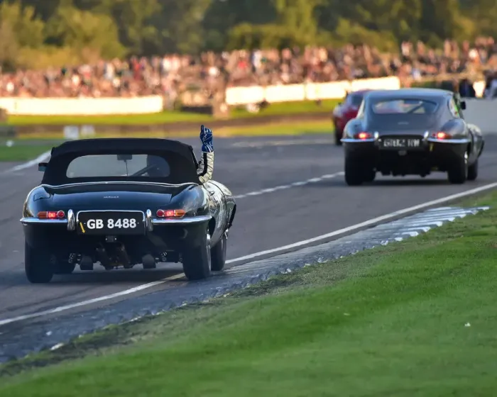 Rights Managed : CM25 6516 Richard Meaden, Adam Lindemann, Jaguar E-Type Rights Managed : CM25 6516 Richard Meaden, Adam Lindemann, Jaguar E-Type