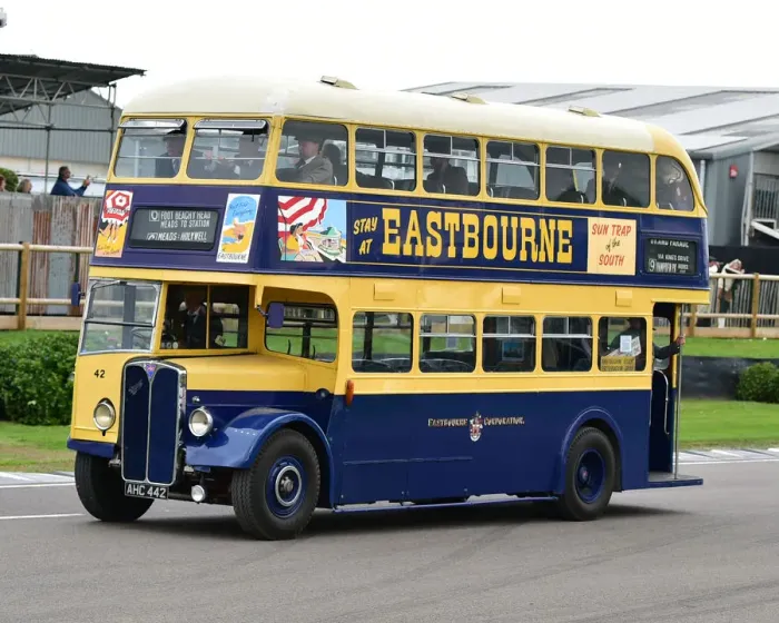 Rights Managed : CM25 6825 AEC Regent Double Decker bus Rights Managed : CM25 6825 AEC Regent Double Decker bus
