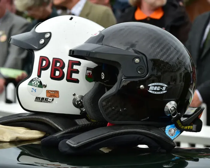 Rights Managed : CM25 7055 Helmets, Patrick Blakeney-Edwards, Frederic Wakeman, Lister Jaguar Coupe Rights Managed : CM25 7055 Helmets, Patrick Blakeney-Edwards, Frederic Wakeman, Lister Jaguar Coupe