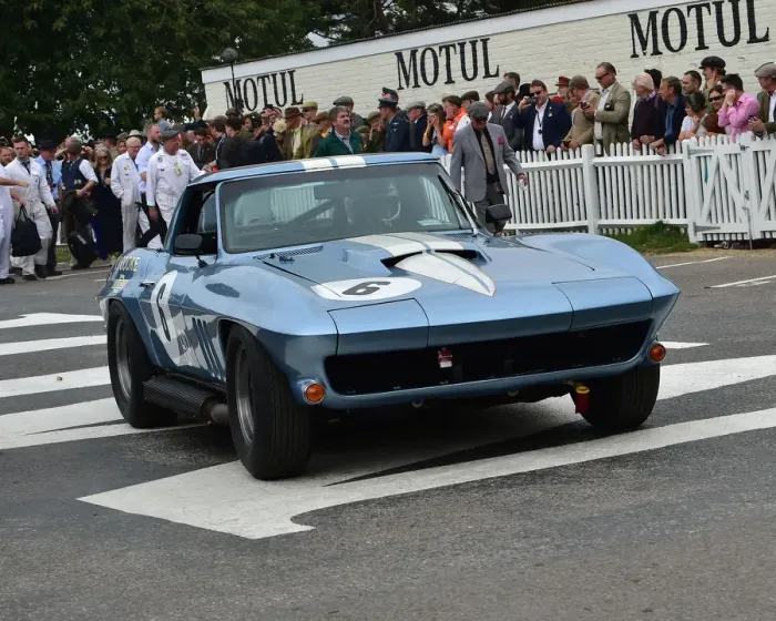 Rights Managed : CM25 7077 Nick Jarvis, Stig Blomqvist, Chevrolet Corvette Stingray