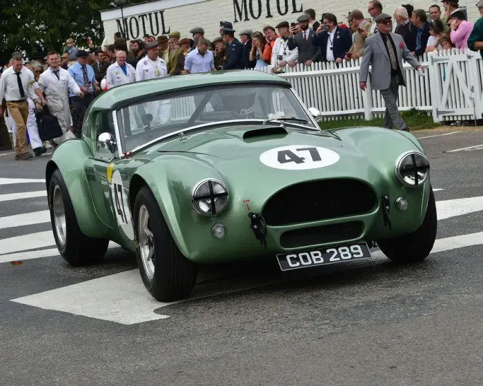 Rights Managed : CM25 7078 Bill Shepherd, Romain Dumas, AC Cobra Rights Managed : CM25 7078 Bill Shepherd, Romain Dumas, AC Cobra