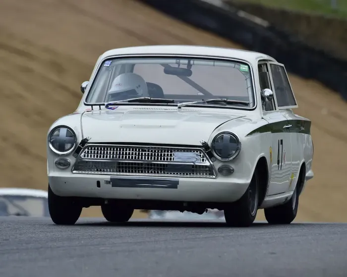 Framed Print : CM25 7909 Nigel Cox, Ford Lotus Cortina Framed Print : CM25 7909 Nigel Cox, Ford Lotus Cortina