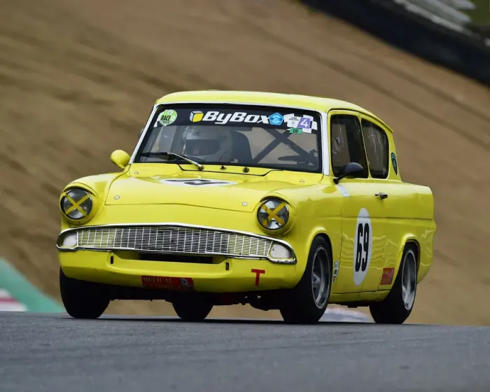 Framed Print : CM25 7919 Bob Bullen, Ford Anglia 105E Framed Print : CM25 7919 Bob Bullen, Ford Anglia 105E