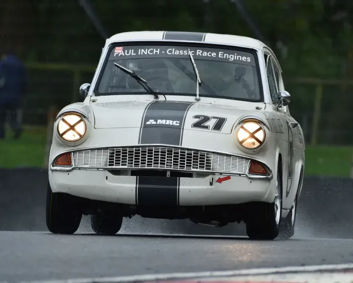 Framed Print : CM25 8393 Martin Reynolds, Ford Anglia 105E