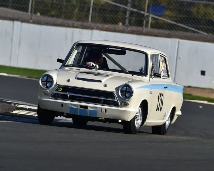 Framed Print : CM26 0661 Marcus Jewell, Ford Lotus Cortina