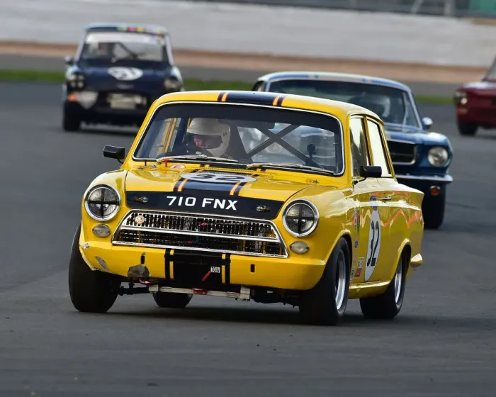 Framed Print : CM26 1400 Richard Belcher, Ford Lotus Cortina