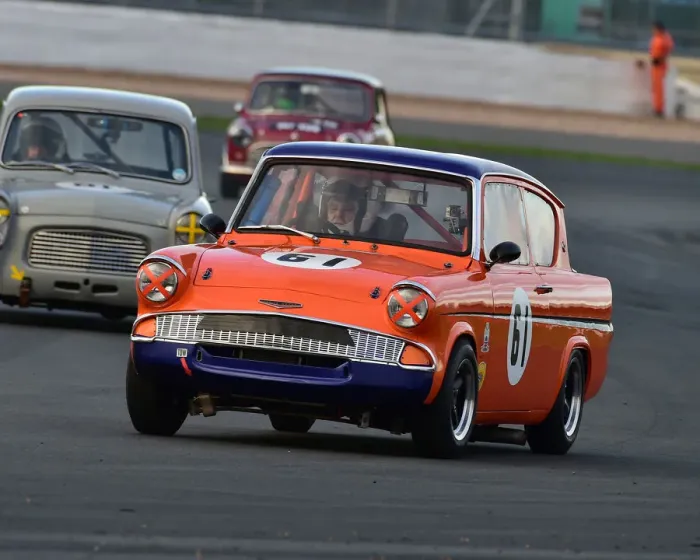 Framed Print : CM26 1415 Brian Webb, Ford Anglia 105E Framed Print : CM26 1415 Brian Webb, Ford Anglia 105E