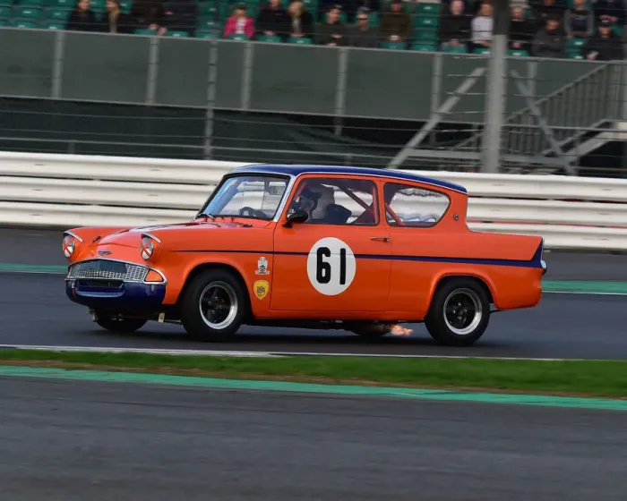 Framed Print : CM26 1461 Brian Webb, Ford Anglia 105E Framed Print : CM26 1461 Brian Webb, Ford Anglia 105E