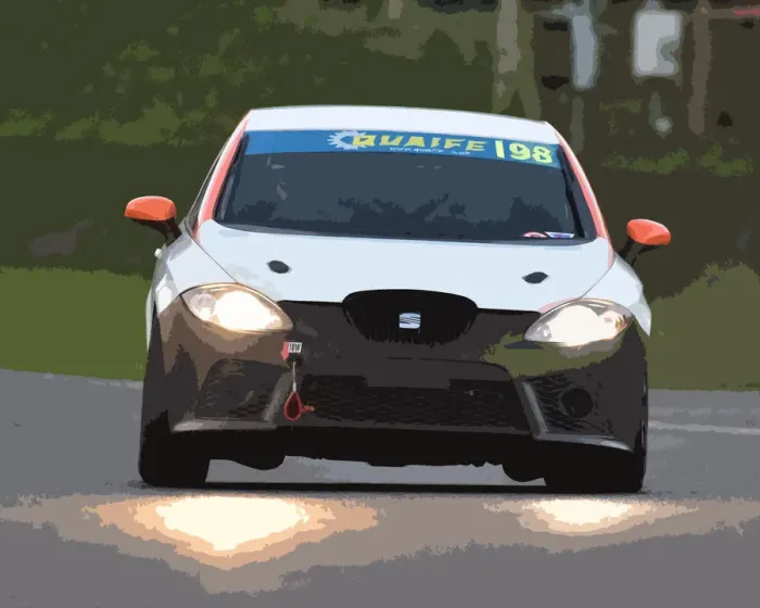Framed Print : CM26 3267 David Charlton, SEAT Leon Framed Print : CM26 3267 David Charlton, SEAT Leon