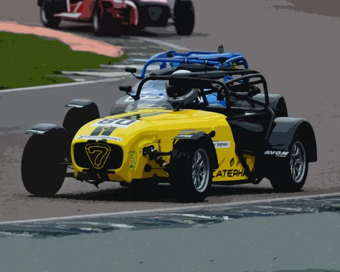 Framed Print : CM26 3956 Matt Sheppard, Caterham 270R Framed Print : CM26 3956 Matt Sheppard, Caterham 270R