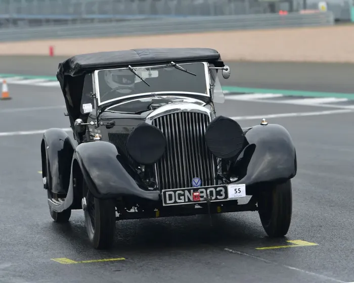Framed Print : CM26 6282 Steve Allen, Bentley 4o Litre Special