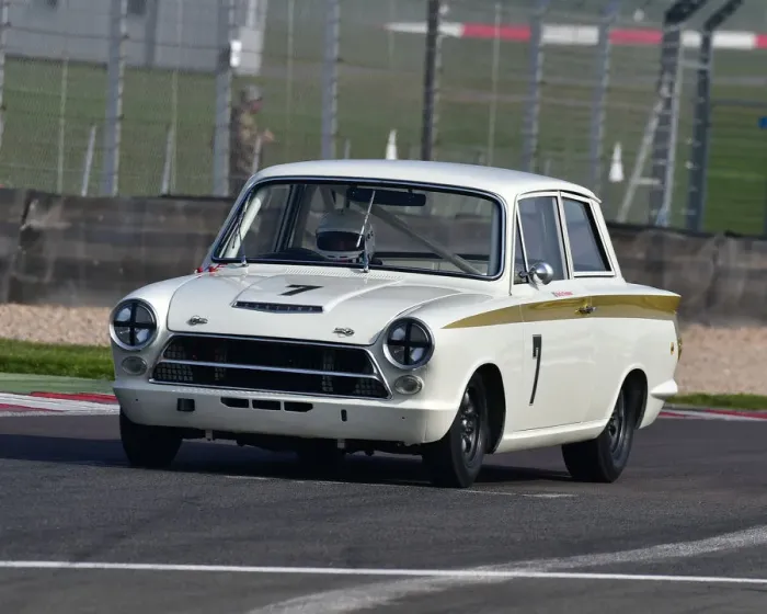 Framed Print : CM26 9927 Martin Strommen, Ford Lotus Cortina Mk1
