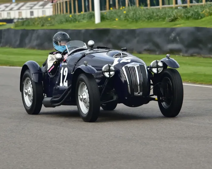 Rights Managed : CM27 2079 Annette Mason, Frazer Nash Le Mans replica Rights Managed : CM27 2079 Annette Mason, Frazer Nash Le Mans replica