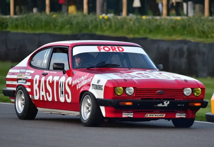 Rights Managed : CM27 2522 Richard Meins, Andrew Bentley, Ford Capri III 3 litre S