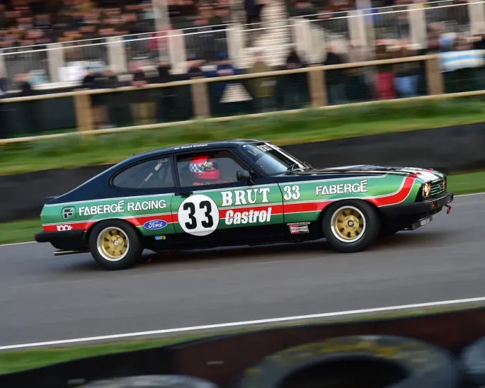 Rights Managed : CM27 2615 Ludovic Lindsay, Richard Attwood, Ford Capri III 3 litre S Rights Managed : CM27 2615 Ludovic Lindsay, Richard Attwood, Ford Capri III 3 litre S