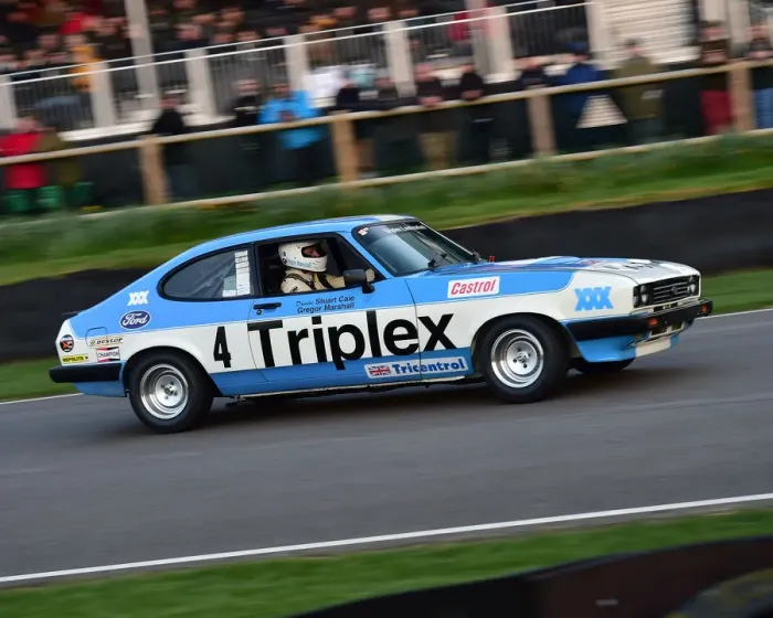 Rights Managed : CM27 2762 Stuart Caie, Gregor Marshall, Ford Capri III 3 litre S Rights Managed : CM27 2762 Stuart Caie, Gregor Marshall, Ford Capri III 3 litre S