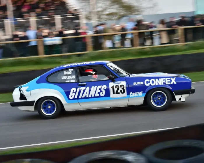Rights Managed : CM27 2798 Ric Wood, Nicolas Minassian, Ford Capri III 3 litre S Rights Managed : CM27 2798 Ric Wood, Nicolas Minassian, Ford Capri III 3 litre S