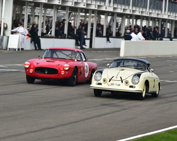 Rights Managed : CM27 3787 Alexis de Reguero, Porsche 356 Speedster, Stefano Rosina, Maserati 3500GT Rights Managed : CM27 3787 Alexis de Reguero, Porsche 356 Speedster, Stefano Rosina, Maserati 3500GT