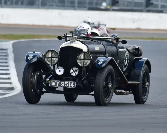 Framed Print : CM27 5265 Jeremy Welch, Alex Bell, Bentley 3-4 Litre Speed Model