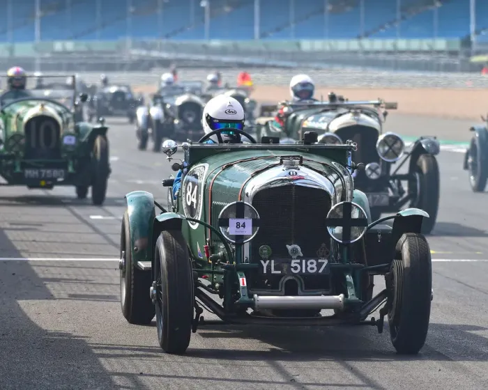 Framed Print : CM27 5717 Neil Sandwith, Bentley 3-4 litre