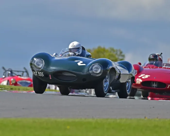 Framed Print : CM27 6550 John Pearson, Gary Pearson, Jaguar D type