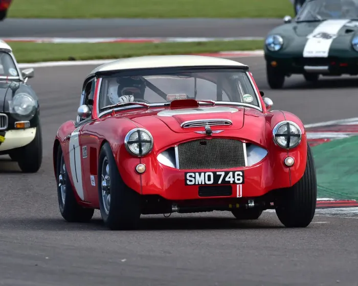 Framed Print : CM27 7470 Martyn Corfield, Mark Midgley, Austin Healey 3000