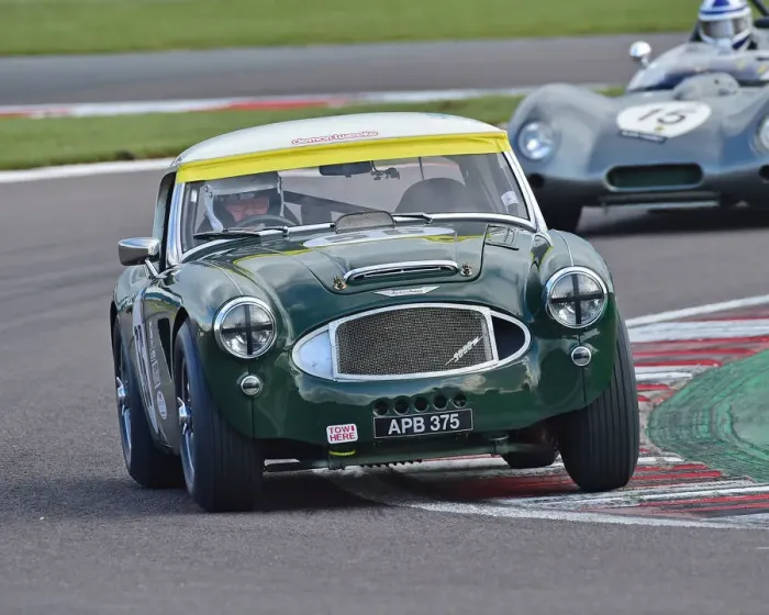 Framed Print : CM27 7494 Chris Clarkson, David Smithies, Austin Healey 3000